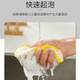 Miguang dishwashing sponge 12*12cm*5 pieces kitchen pot scrubbing artifact dishcloth double-sided cleaning cotton scouring pad magic wipe