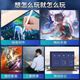 Brand new tablet computer 24+2TB large memory full Netcom 5G online classes office games Snapdragon 888 smartphone top version Dream Blue丨original leather case 24+2TB 5G full Netcom+free trial