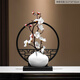 European New Chinese Style Screen Zen Home Vase Ornaments Living Room Coffee Table TV Cabinet Retro Classical Chinese Style Ornaments Zen Vase Plum Blossom