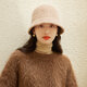 Siggi autumn and winter fisherman hat women's wool hat fashion versatile bucket hat plus velvet warm basin hat camel
