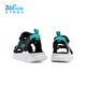 361 Shopping mall same style children's shoes, boys' beach sandals, new summer sandals for older children, carbon black/time green 33