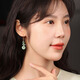 Ancient sayings and modern style, ancient style earrings with cheongsam, retro Chinese style earrings, 2025 new trendy women's 925 silver ear hooks