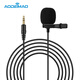 Aodemao lavalier microphone wired 3.5mm laptop desktop computer type-c network conference game live broadcast with goods noise reduction USB chest microphone 3.5mm 3-section interface