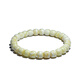 Zanghongge Russian material tiger skin pattern white flower beeswax bracelet pure handmade old-style barrel pearlescent bead play bracelet chain gift for men and women 9.0mm milky white flower wax BX-BLLXSC-155