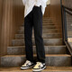 Джинсы Digada, мужские осенние и зимние новые сексуальные и красивые брюки, мужские прямые брюки узкого кроя в американском стиле DFFS-720, черные, стандартные, L рекомендуется 120-135 Джин Джин равен 0,5 кг