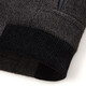 Luo Meng cotton thickened executive stand collar jacket men's warm woolen coat autumn and winter middle-aged and elderly dad's cotton coat gray 2XL (185) (suitable for 145-165 Jin Jin equals 0.5 kg)