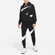 Nike (NIKE) Logo casual splicing embroidery retro sports knitted sweatpants men's black black L
