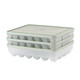 LOCK & LOCK timing dumpling box 21 compartments * 2 + egg box 24 compartments * 1 plastic storage box set mint green