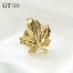 Shencheng GT Shencheng Fashionable Retro Maple Leaf Brooch Men's Business Suit Corsage Personalized Versatile Suit Decoration Lapel Pin Gold