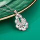 Yuan Shengfu's new PT950 high-quality fashionable peacock platinum pendant, elegant platinum pendant for women, 8.73 grams