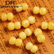 Fat Donglai same style beeswax single bead barrel beads natural amber beeswax old type beads loose beads small Russian diameter 6mm/pair