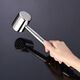 Henlu 304 stainless steel meat hammer solid steak pork hammer kitchen meat hammer household meat hammer tenderizer double-sided 304 thickened double-sided meat hammer