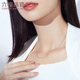 Lukfook Jewelry Platinum 950 Chopard Chain Platinum Necklace Women's Plain Chain Clavicle Chain Price Approximately 3.01g
