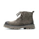 Western Region Camel Martin Boots Men's Autumn High-top Big Yellow Boots Retro Work Outfit Boots Side Zipper Locomotive American Big-toe Casual Leather Shoes Yellow 41