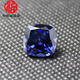 Fat Donglai quality tanzanite loose stone flawless pure heart of the ocean full azure blue tanzanite sapphire fat square (12X12mm)