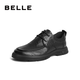 Belle Formal Leather Shoes Men's Comfortable Cowhide Autumn Casual Commuting Business Shoes A1184CM3 Black 39 (245mm)