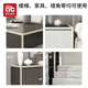 AIBEDILA Baby Anti-Collision Baby Baby House Table Table Corner Protección de seguridad Fuera de protección en espesas gris en forma de L 4 metros