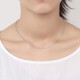 Caibai Jewelry Platinum Necklace Pt950 Fashion Gypsophila Necklace Price Approximately 1.95g Approximately 40cm