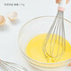 Zhanyi hand-held egg beater household 304 austenitic stainless steel kitchen mixer baking tool Zhanyi hand-held egg beater