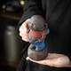 Yuxuan purple sand peeing boy tea pet water spray ornaments boutique creative little monk can cultivate tea art tea tray tea set accessories new peeing boy---Yuan
