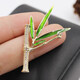 Xifei men's Chinese style bamboo brooch, corsage, literary style, gentleman's calmness, bamboo pin style brooch, suit and coat clothing accessories