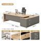 ZHONGWEI boss desk modern minimalist office desk executive desk manager supervisor workbench 1.6 meters including cabinet