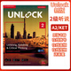 正版剑桥Unlock第二版听说读写 basic12345级别 学生书+在线账号自学教材中考英语 高考英语 阅读写作与批判思维 新版 全套 听说+读写 12本