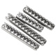 AIBODUO 304 stainless steel toothed elastic pin corrugated split pin zigzag hollow cylindrical pin M2M2.5M3M4M5M6 M2*28 (50 pieces)