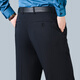 Ayo Fat Autumn and Winter Business Large Size Suit Pants Men's Anti-wrinkle No-Iron Double-pleated High-waisted Deep Casual Pants Navy Blue 40/3 Feet