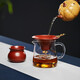 Zun pot purple sand tea drain plus filter rack tea filter set Kungfu tea set accessories small goldfish tea drain Dahongpao leakage Dahongpao