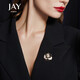 Jay brooch, high-end female corsage, suit accessories, pin, birthday gift for mother, mother-in-law, elders