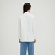 Broad Lapel Blazer Women's Casual Simple Top DDQ4XD5271 W10 White S