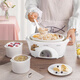 Tianji electric stew pot ceramic fully automatic 2 people 3 water-proof stew pot one pot three pots 1.6L white porcelain BB soup and porridge household one pot three pots classic (no reservation) 1.6L