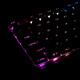 Belly Spirit MK870 Extreme Night Black Pure Black Side Carving Mechanical Keyboard Wired Wireless Bluetooth Custom Computer Game Office [Single Model] Obsidian Transparent + Pure Black Side Carving Peach Shaft (Silent)