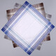 Zeluo men's classic antique style cotton sweat-absorbent handkerchief, affordable men's square handkerchief, pure cotton handkerchief, pure cotton sweat-wiping handkerchief 440A-2 [3 pack] about 39CMX39CM