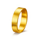 Centenary Fu Brand Ancient Method Solid Ring Gold Ring 999 Pure Gold Solid Ring Couple Ring as a Birthday Gift for Boyfriend, Girlfriend and Wife Ancient Method Right Angle Fixed Ring Ring, About 10g | Circle No. 18# More refunds, less compensation