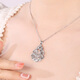 Yuan Shengfu's new PT950 high-quality fashionable peacock platinum pendant, elegant platinum pendant for women, 8.73 grams