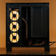 PHANTEKS Storm Chaser NV5 Black Pillar-less Glass ATX Gaming Desktop Computer Case (Supports Back Plug/360 Water Cooling/8 Fan Positions/270 Sea View Room/5090)