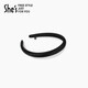 She s Akiko dopamine simulated silk satin hair hoop hair clip hair press headband hair accessories birthday gift for girlfriend black G0