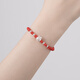 Clect Small Perfect Bracelet Women's 999 Pure Silver National Trend Chinese Braided Red String Zodiac Year Jewelry Birthday Gift Girlfriend