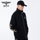
BOY LONDON [Black Deacon] Spring men and women's style black trendy knitted jacket N12801 Black M