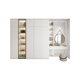 Quanyou (QUANU) Quanyou Home Wardrobe Customized Simple Swing Door Wardrobe Home Small House Customized Storage Cabinet Bedroom 629/ (calculated based on projected area)