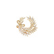 Kamalun (KAMALUN) Suisui peace brooch women's high-end new exquisite corsage brooch design suit jacket badge autumn and winter accessories crescent wheat ear brooch + gift box without engraving