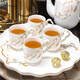 Zhengye housewarming gift, light luxury water cup set, new Chinese style home cup tea set, complete wedding gift, new Chinese style magnolia water set, 8-piece set, gift box