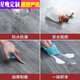 Xingwan 3 meters wide solid engineered leather 3.3 meters wide double-sided waterproof and flame retardant wear-resistant all-plastic floor commercial solid gray ceramic tiles 3 meters wide 8 meters long