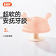 IKV baby teether small mushroom balloon dog teether can be boiled food grade silicone anti-eating hand artifact bite gum mushroom teether - powder