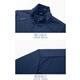 Pier Cardin Sun Protection Kleidung Herreneis Seide Schnell trocknen atmungsaktive Sommer Dünne Outdoor-Fischerei Anti-Ultraviolette Haut Kleidung Herrenjacke dunkelblau XL [Empfohlen 120-140jin [Jin ist 0,5 kg]]