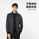 Goldlion Goldlion GY Sheep Wool Jacket Men's Autumn and Winter New Warm Stand-up Collar Fashion Woolen Jacket Gray L