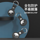 Aolang suitable for AirTag protective case Apple anti-lost device keychain airtags tracking locator silicone short style for the elderly, children and pets to prevent loss and can be hung black