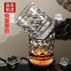 JD Logistics High-looking whiskey glass creative beer mug glass 6 replica cups + cup holder